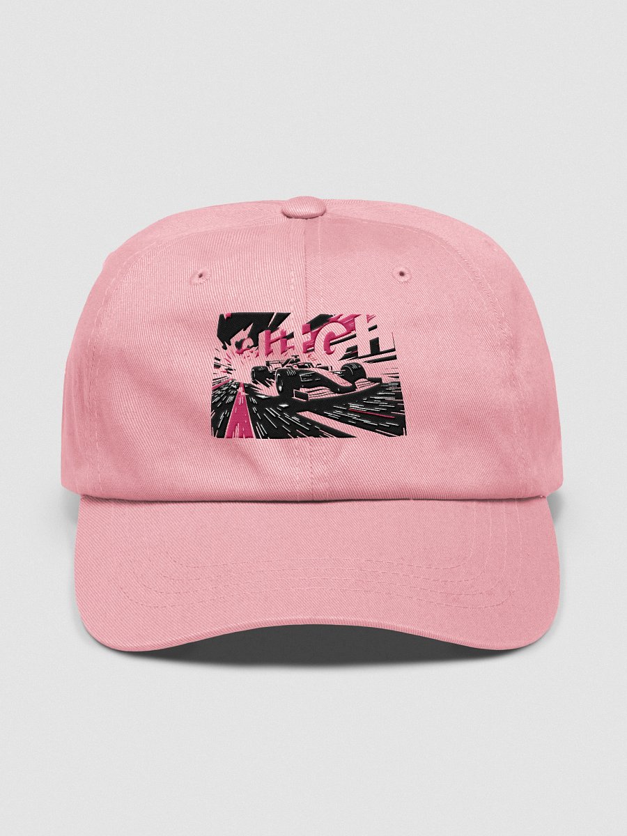 High-Voltage Racing | Glitch-Inspired Art Dad Hat product image (1)