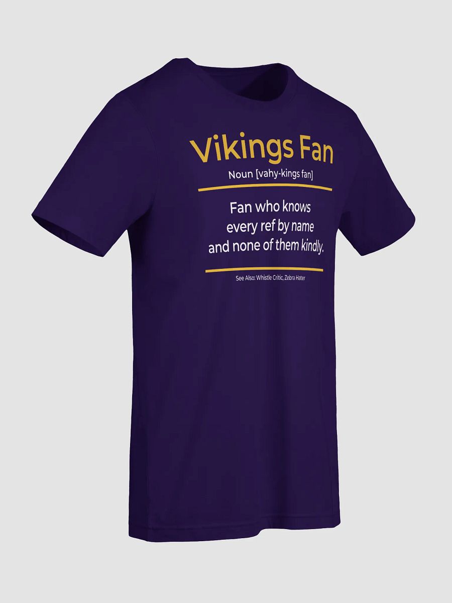 Referee – The Vikings Fan Collection – Unisex T-Shirt product image (4)