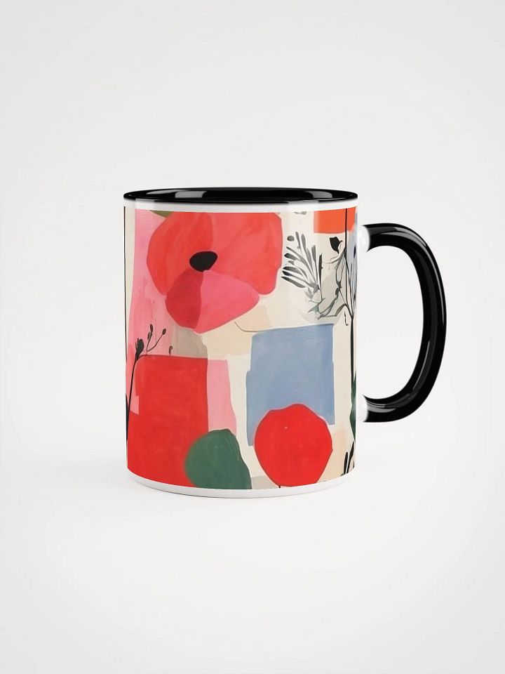 Stylized Floral Bliss Ceramic Mug product image (3)