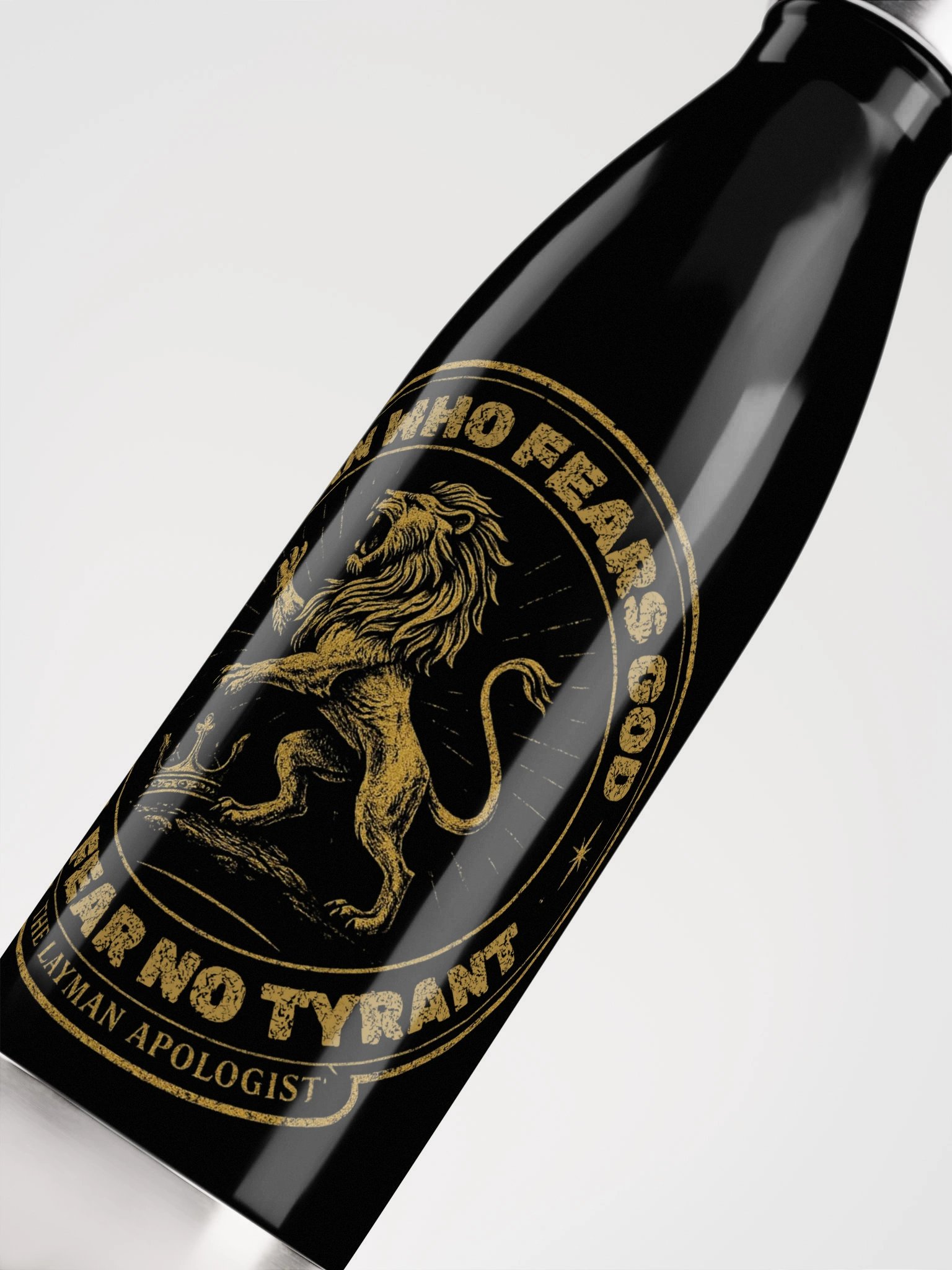 Fear No Tyrant water bottle product image (5)