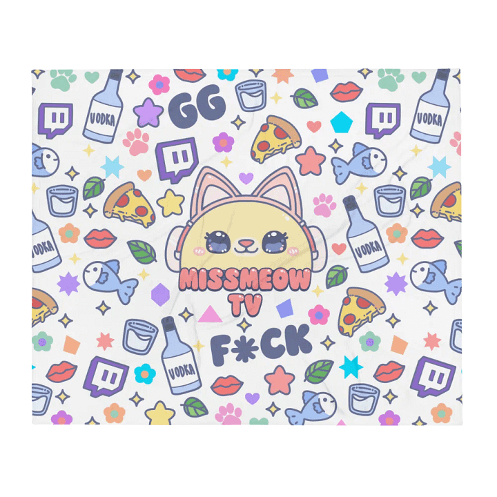 MissMeowTV Cute Throw Blanket product image (13)