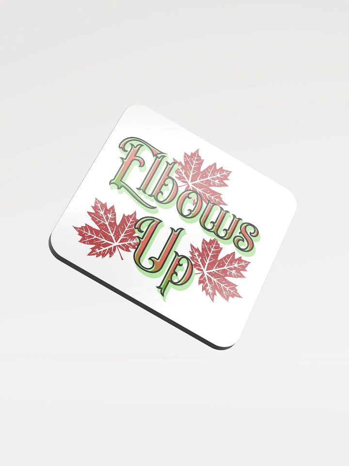 Elbows Up Maple Leaves Cork Coaster Set product image (2)