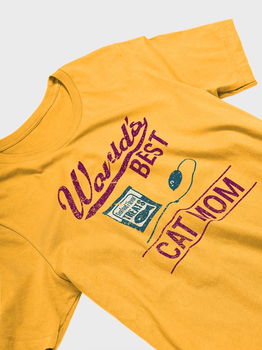 World's Best Cat Mom Unisex Tee product image (3)