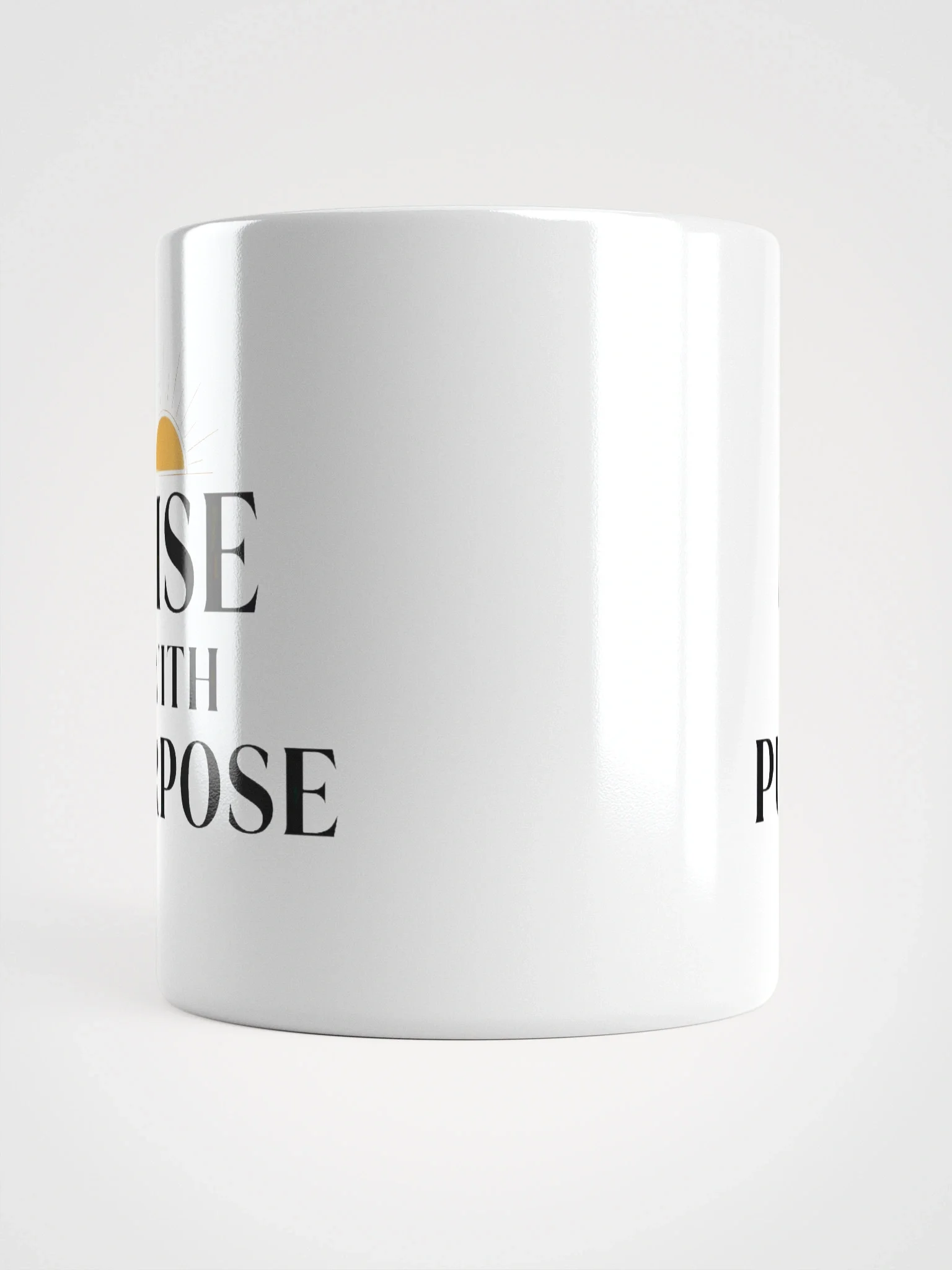 Rise with Purpose Mug – Inspirational Morning Coffee Cup for Motivation & Productivity product image (6)