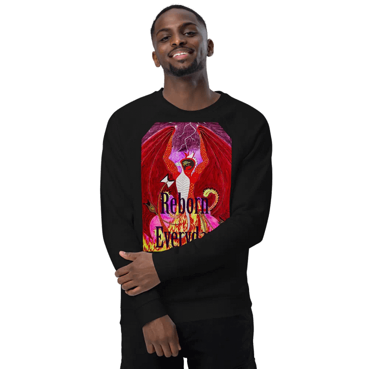 Reborn Everyday Dragon Raglan Sweatshirt product image (2)