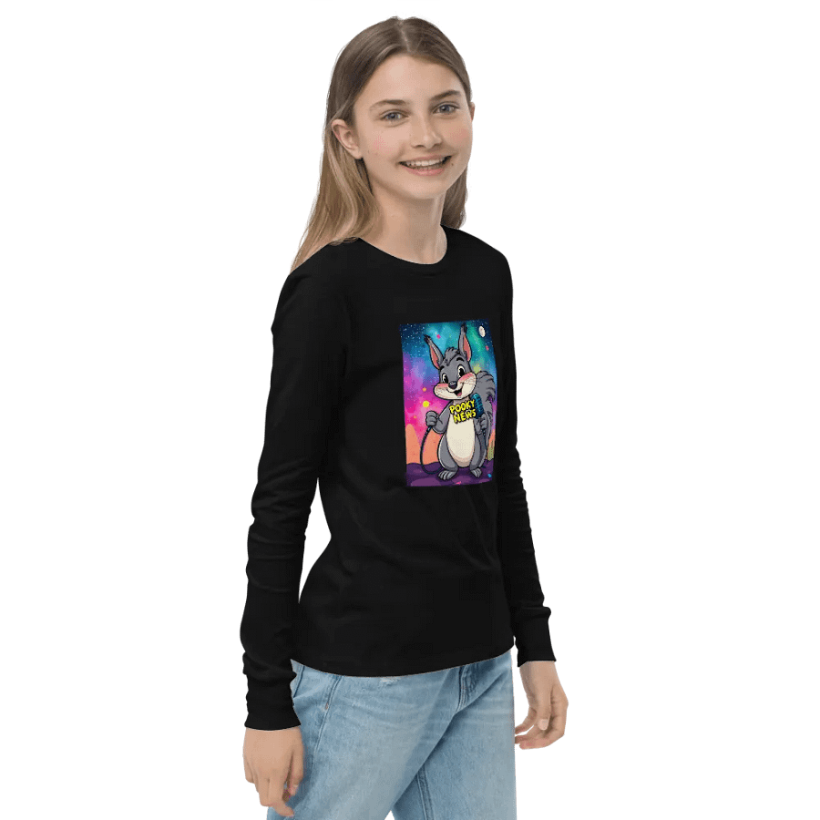 Pooky's Cosmic News Adventure Youth T-Shirt product image (4)