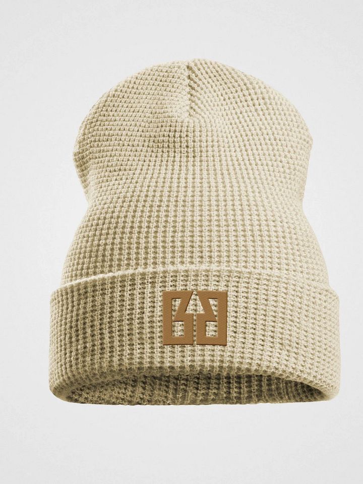 Logo Waffle Beanie (Gold) product image (1)