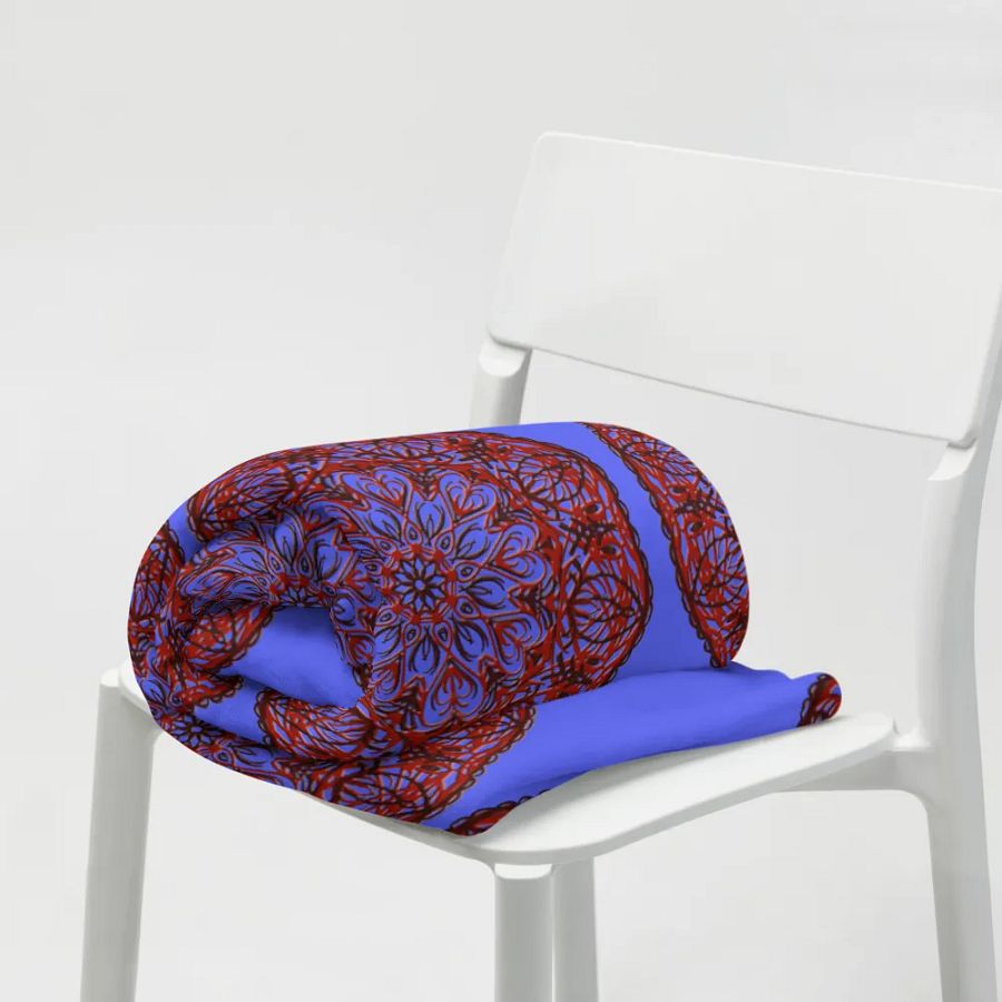 Mystic Mandala Dream Throw Blanket product image (4)