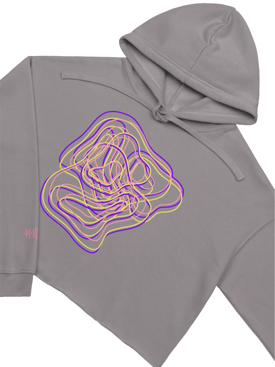 Abstract Fusion Crop Hoodie product image (3)