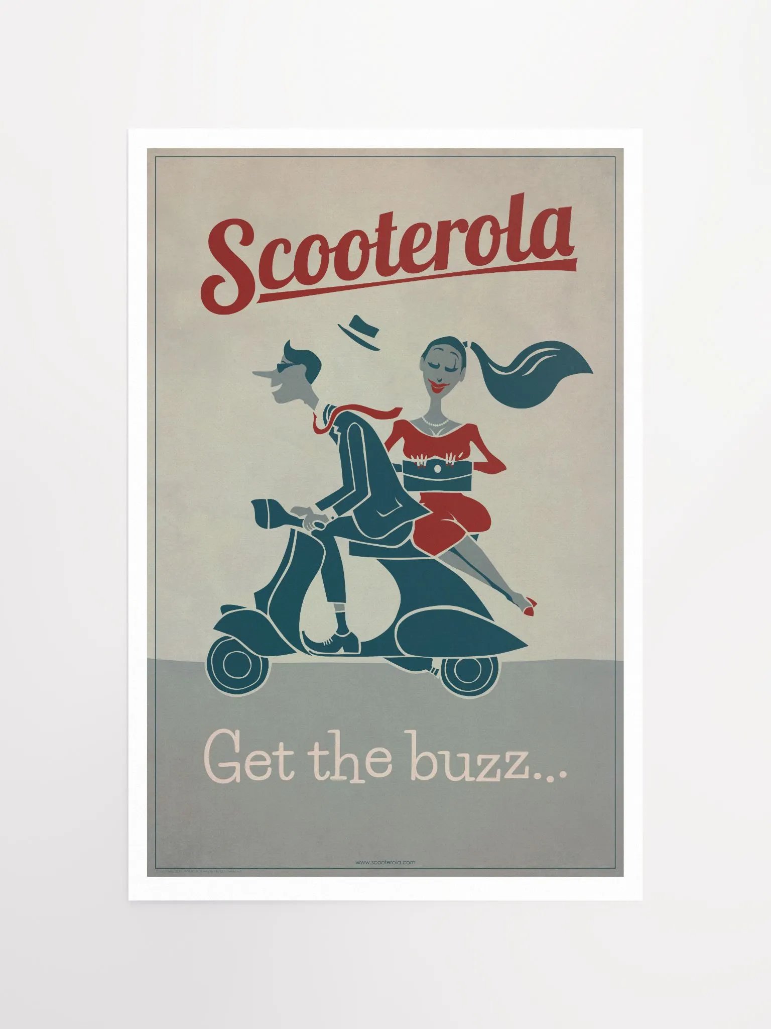 SC170101 Get the Buzz Scooter Vintage Art product image (4)