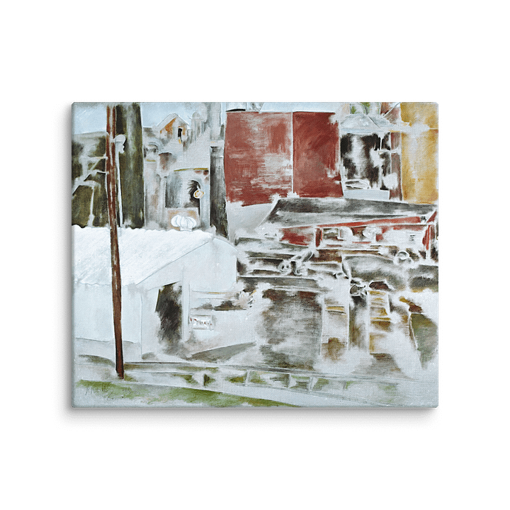GP Pulp Mill, Bellingham, WA (1986) on canvas product image (2)