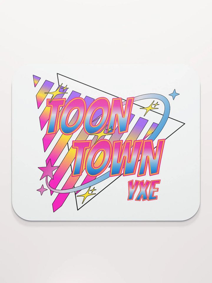 Toon Town Yxe Triangle Mouse Pad product image (1)