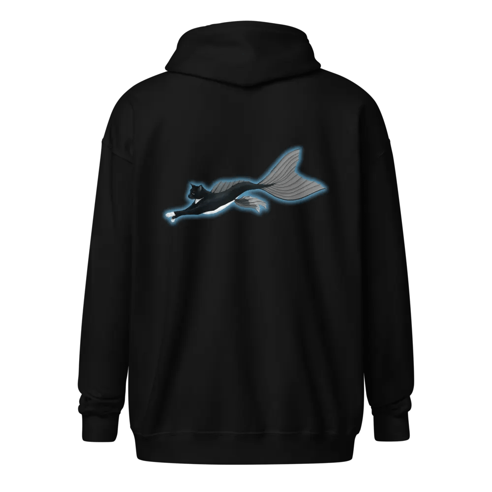 Mermeow Swimming Hoodie product image (1)