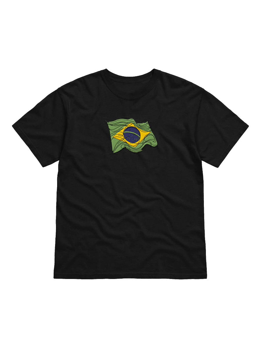 Brazilian Flag Line Art Design Tee product image (8)