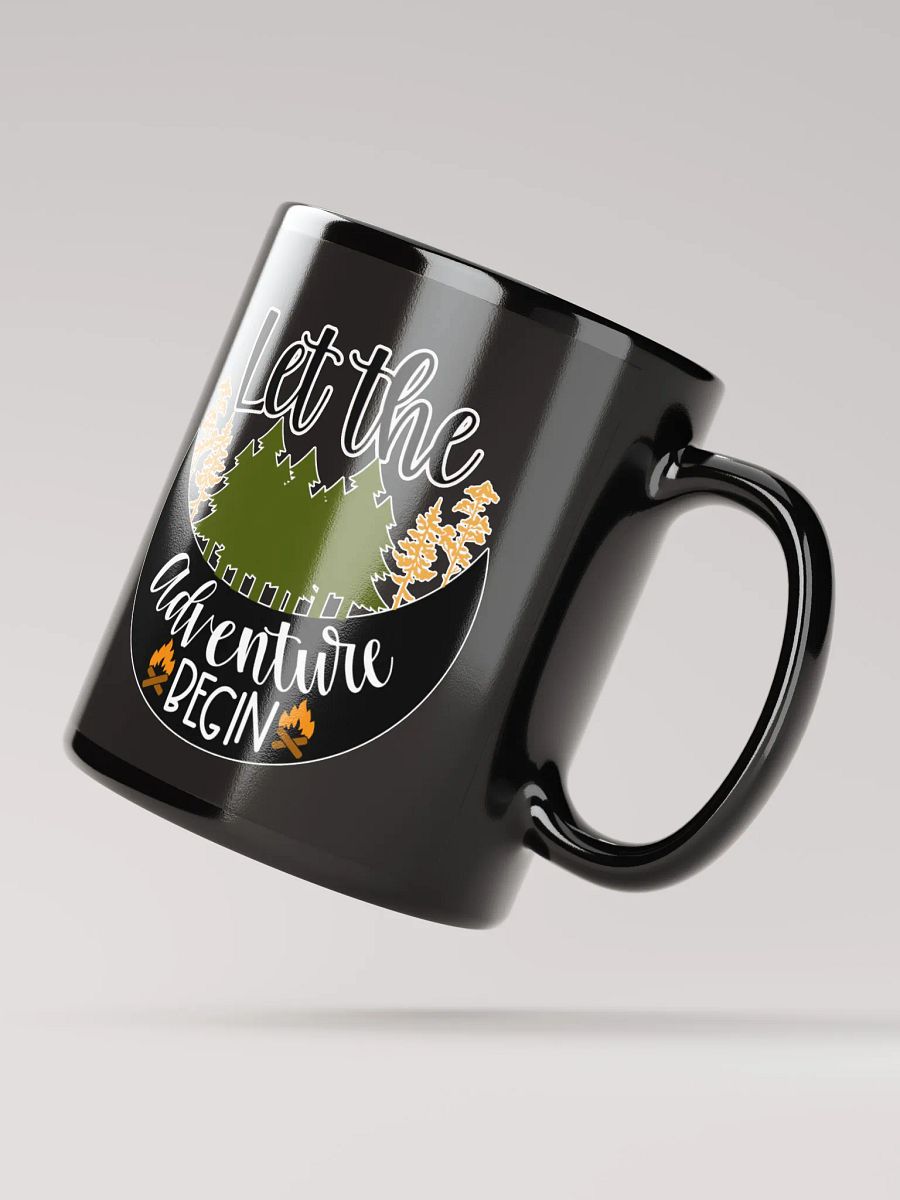 Adventure Awaits Black Coffee Mug product image (3)