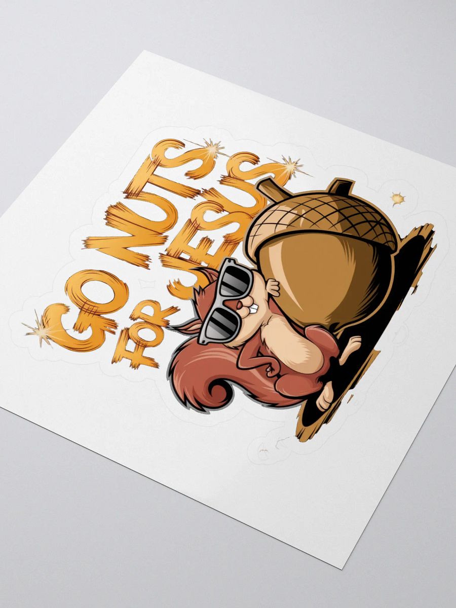 Go nuts for Jesus Cut Stickers product image (3)