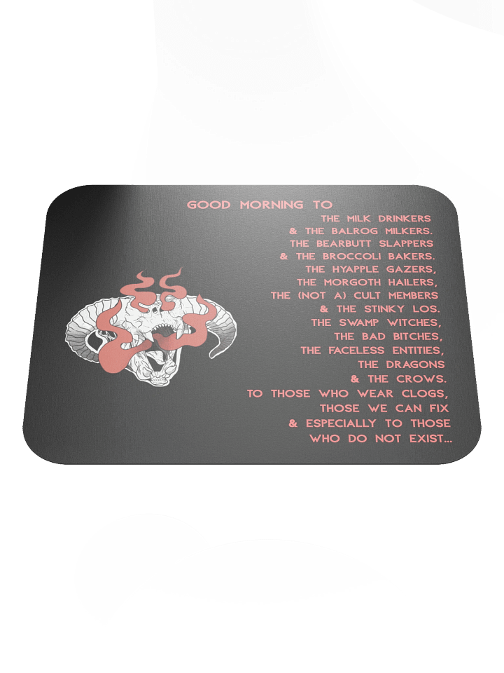 Cult Mousepad - Good Morning product image (1)