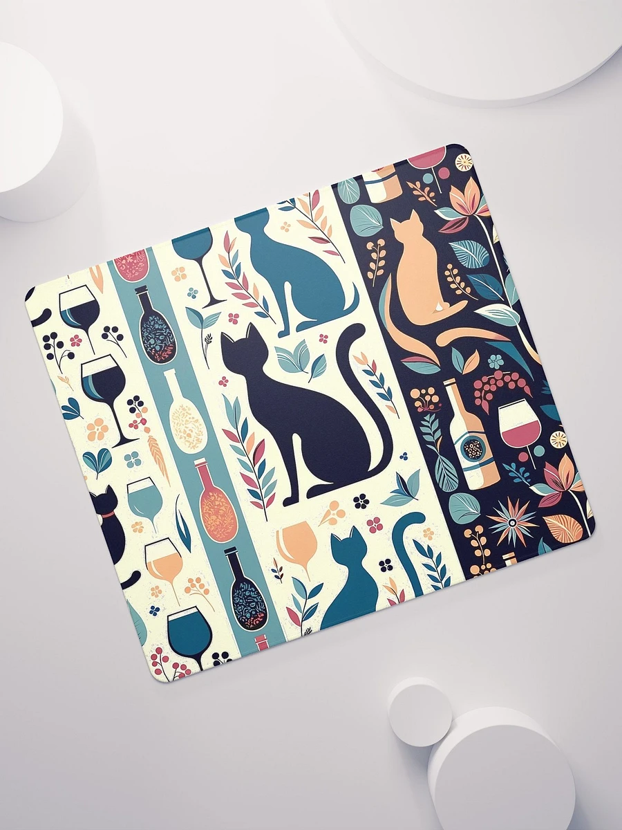 Gaming Mouse Pad: Cats and Wine product image (11)