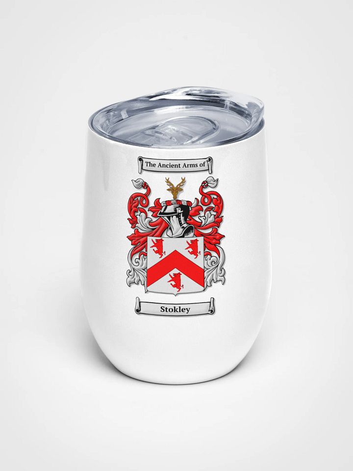 Stokely Family Crest - Wine Tumbler product image (1)