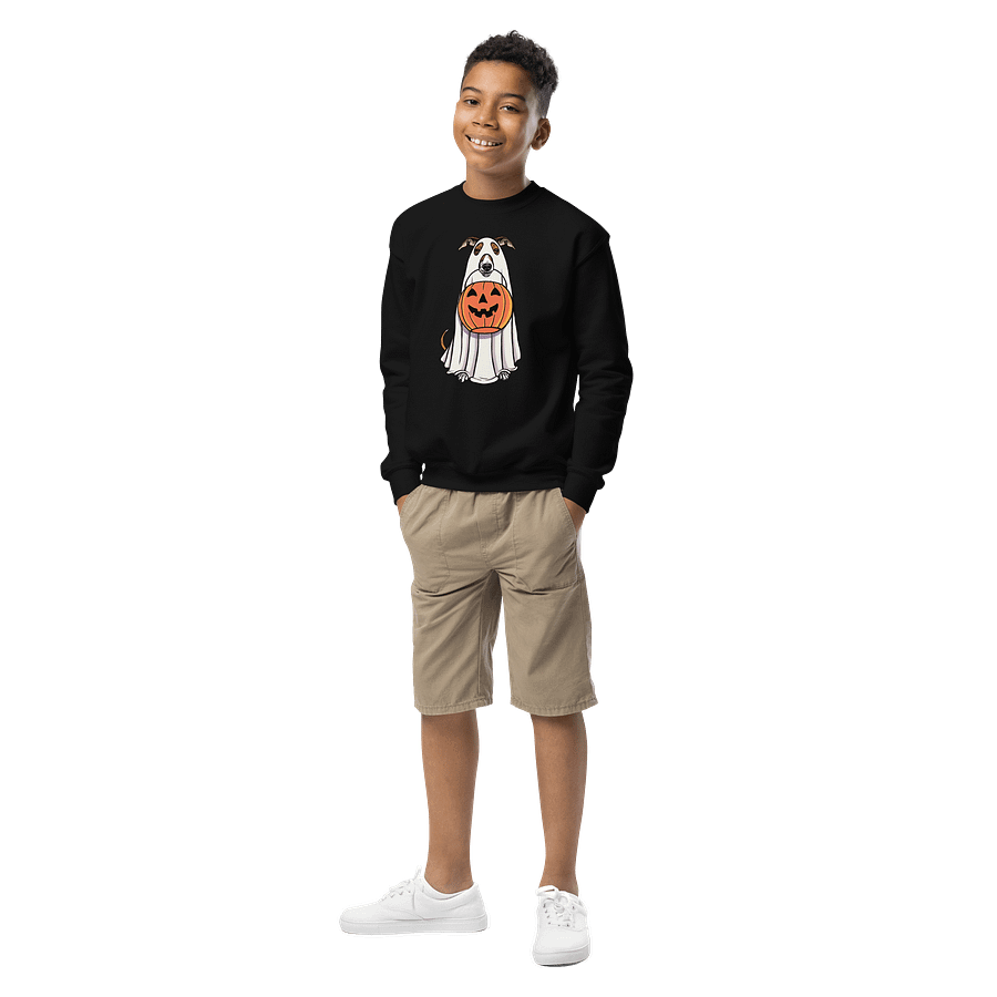 Halloween Italian Greyhound(Sable) Youth Sweatshirt product image (1)
