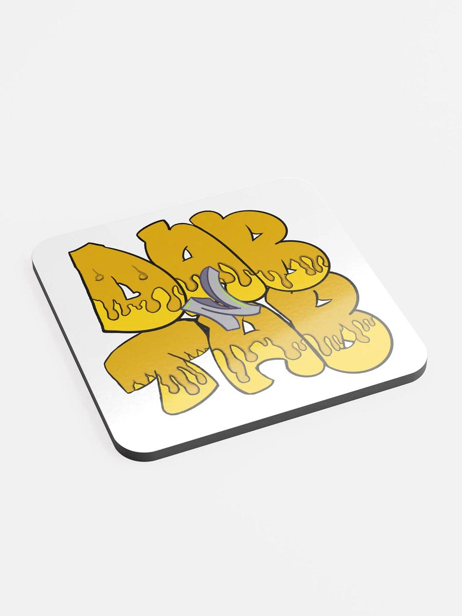 Dab N Tab Glossed Cork Coaster product image (2)