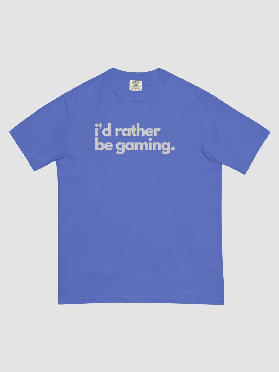Comfort Colors Sensory-Friendly I'd Rather Be Gaming Shirt product image (2)