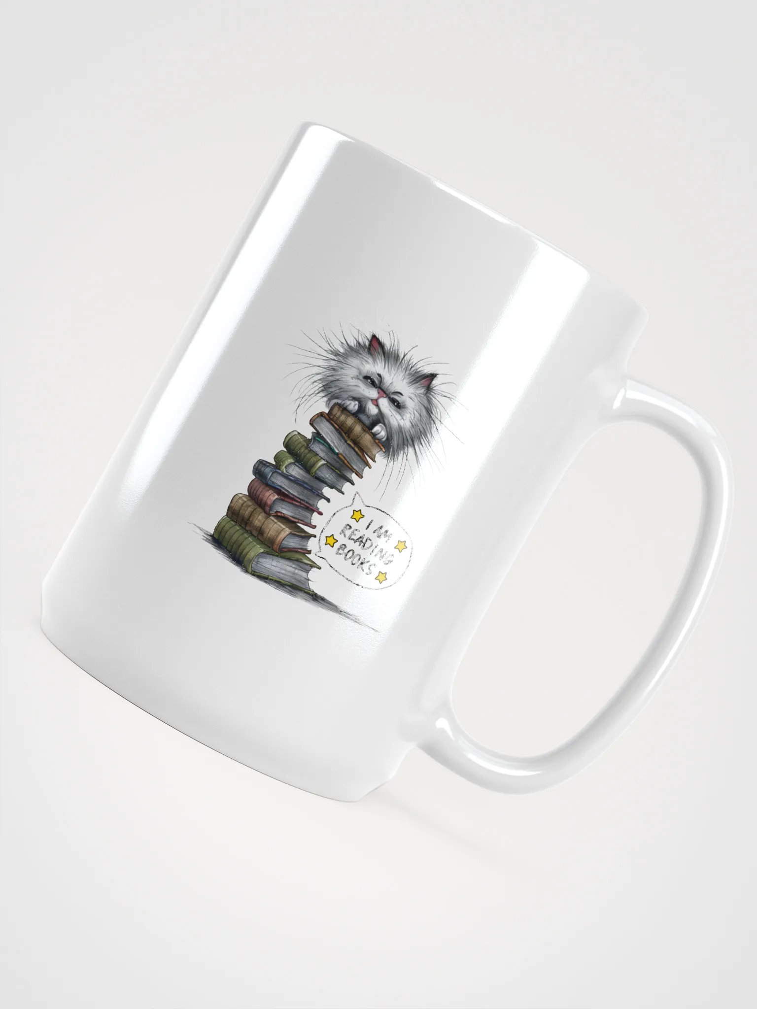 Bookworm Cat Comfort Mug product image (4)