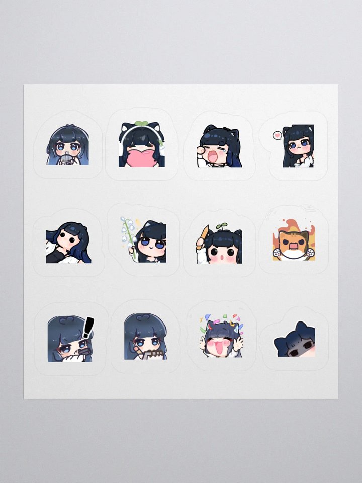 alley emotes sticker sheet product image (1)