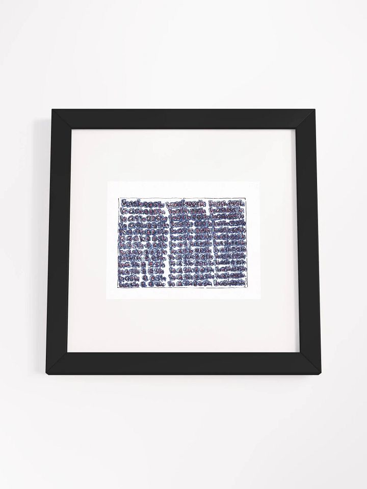 Asheesh Panel Card Print Framed product image (1)