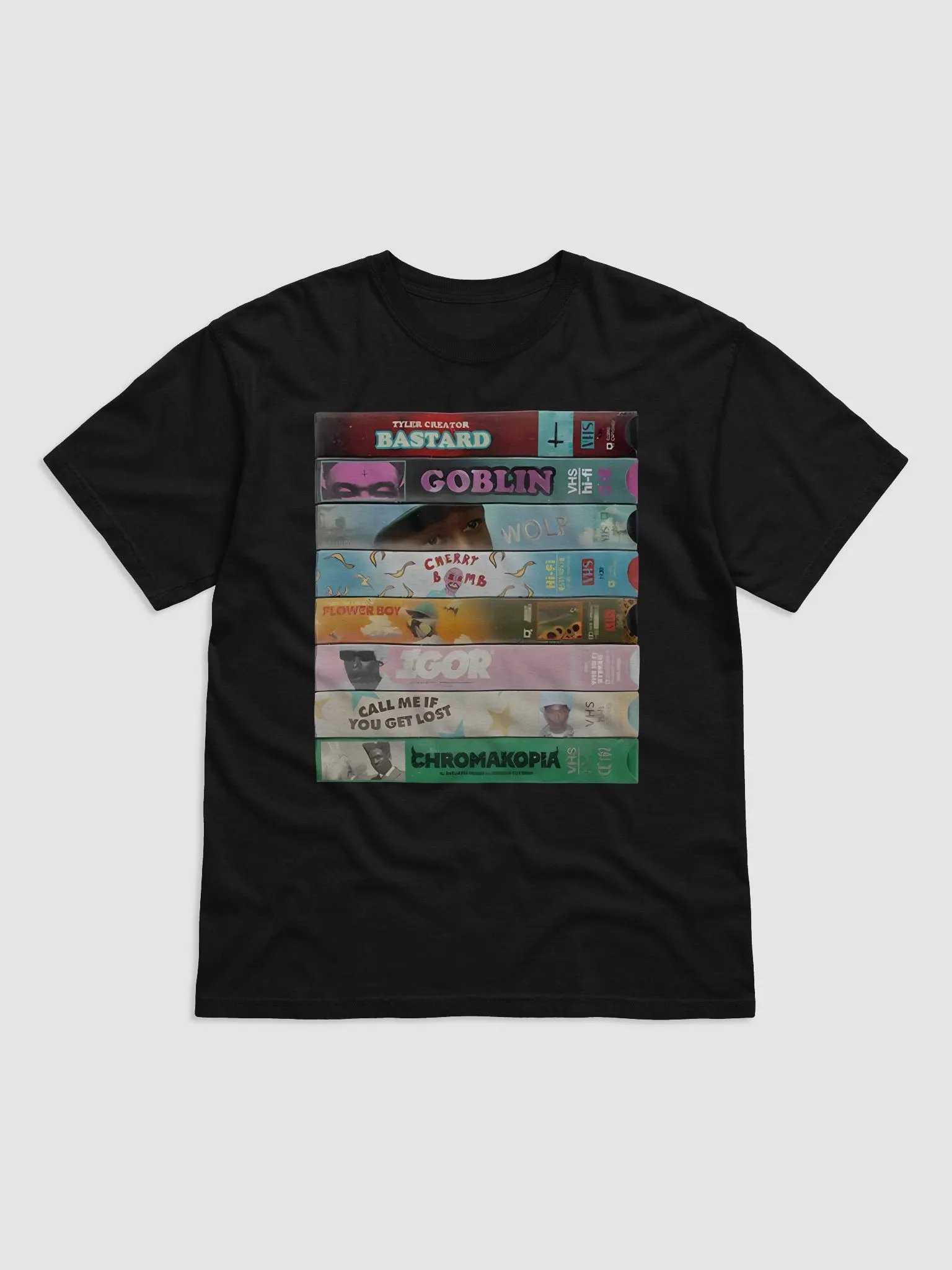 Tyler The Creator VHS Discography Shirt product image (2)