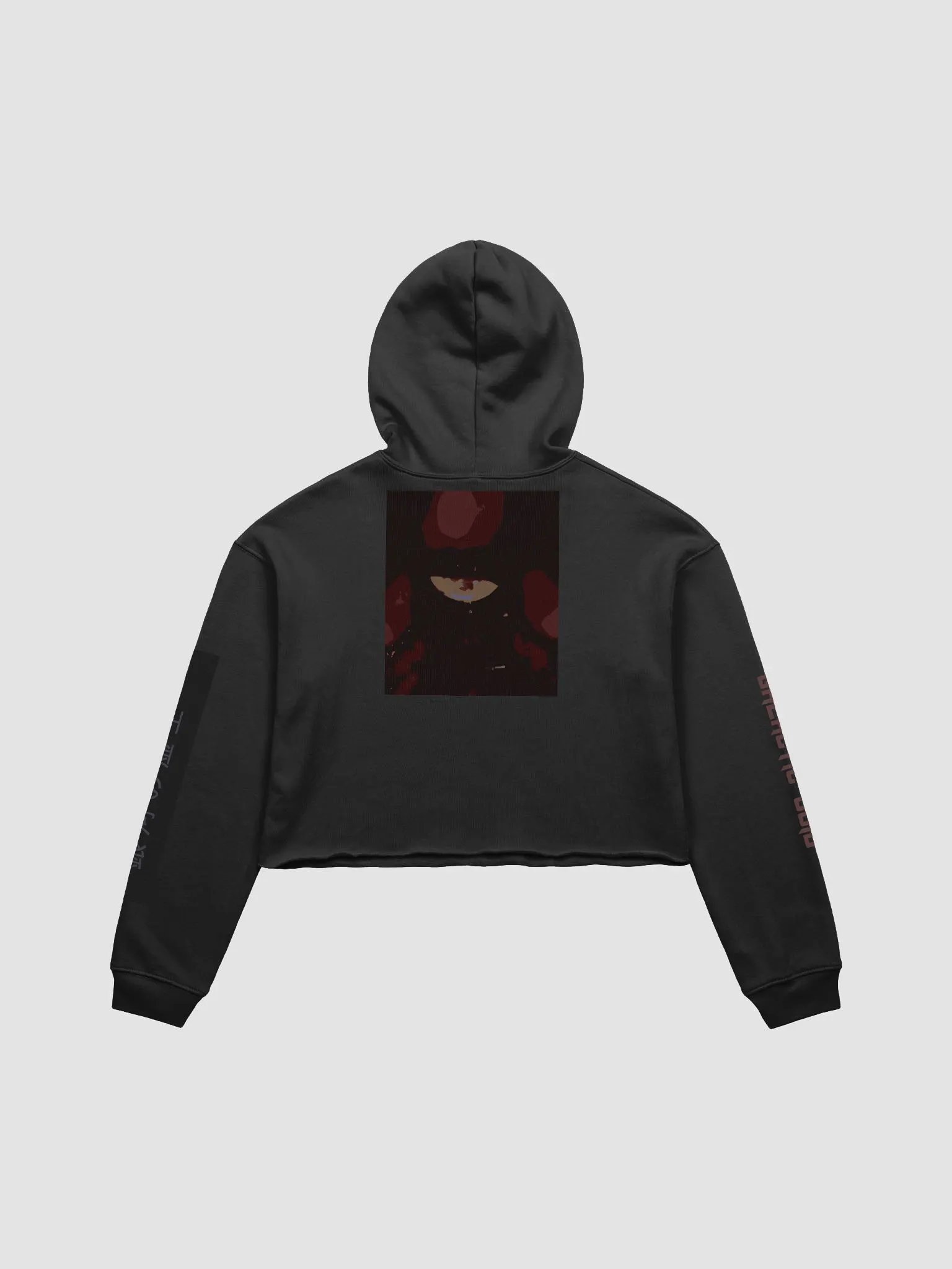 Galactic Void Fleece Crop Hoodie WOMANS product image (2)