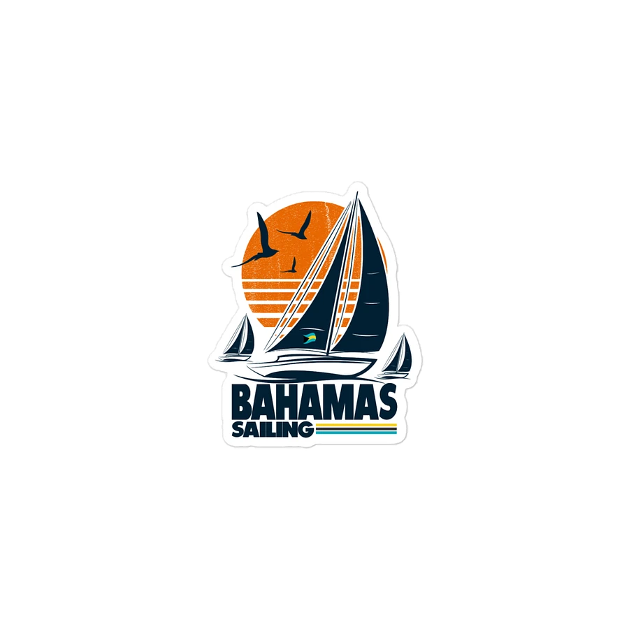 Bahamas Magnet : Bahamas Sailing Sail Boat : Bahamas Flag product image (2)
