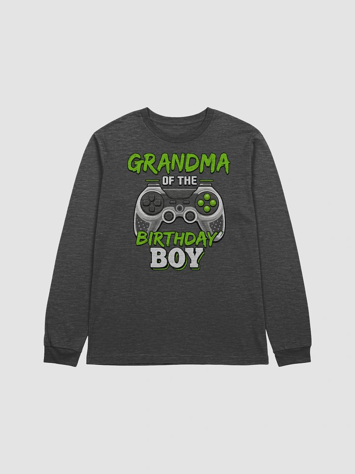 Grandma of the Birthday Boy – Long Sleeve Gaming Tee for Birthday Fun product image (1)