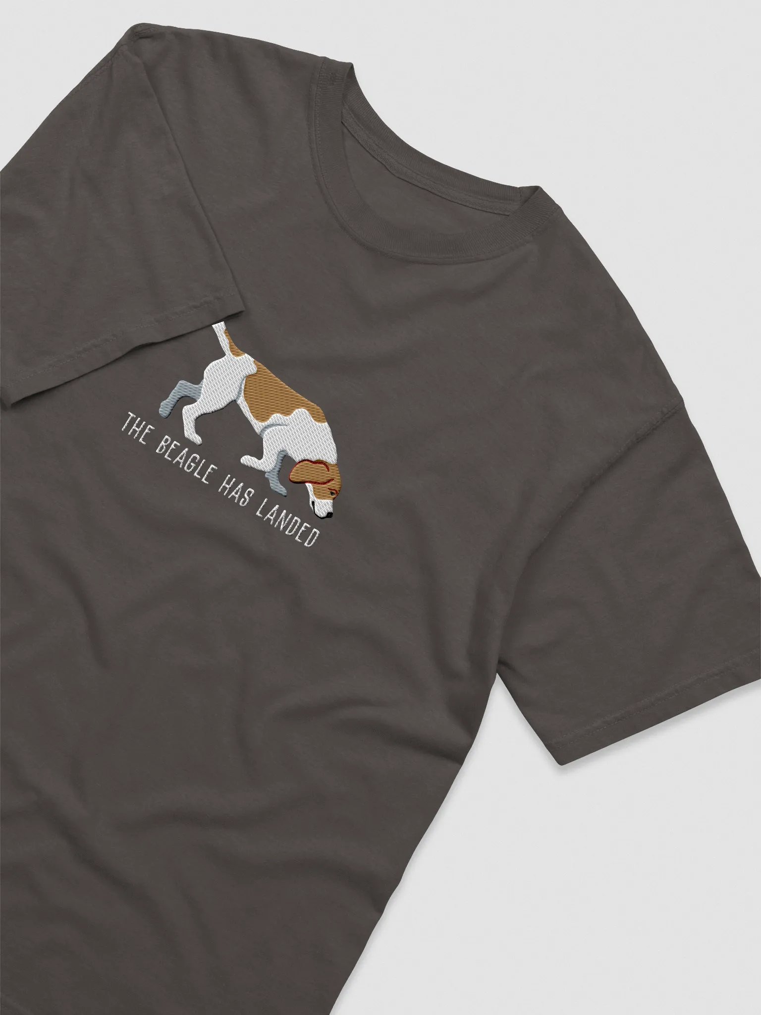 The Beagle Has Landed T-Shirt(Embroidered) of a Beagle(Lemon) product image (6)