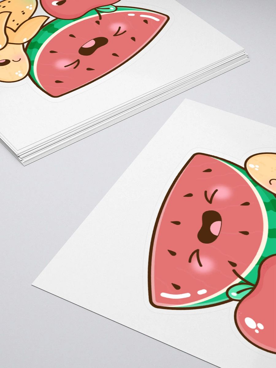 Fruit Doodle Trio Kiss Cut Sticker product image (4)