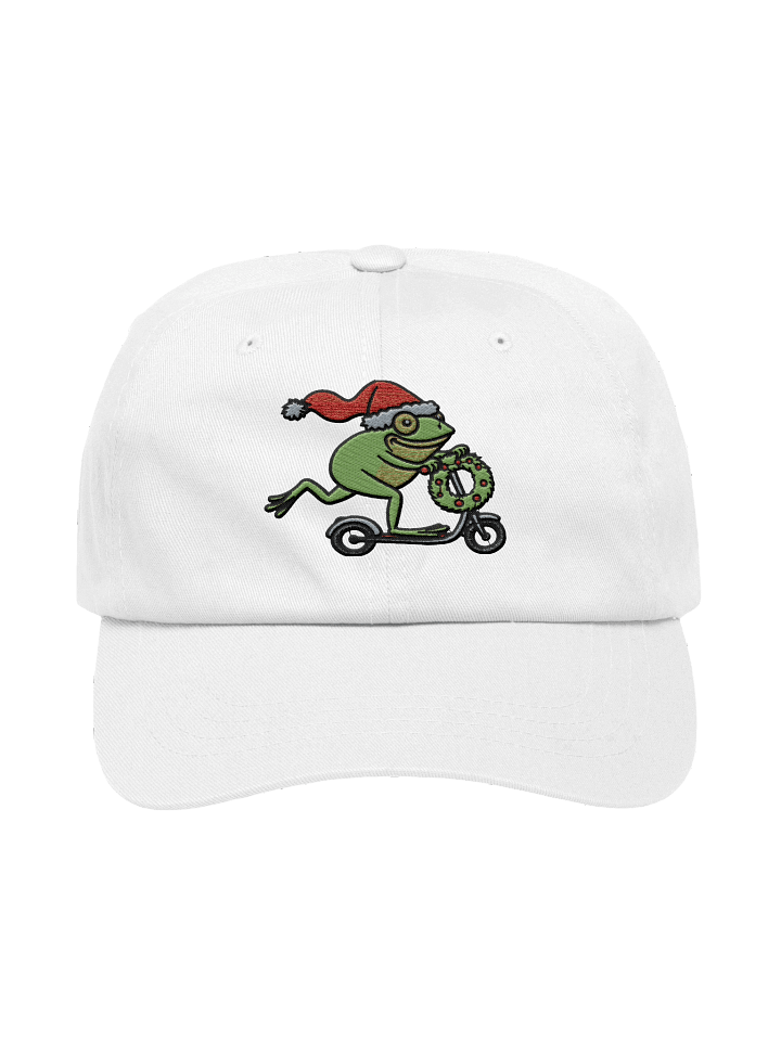 Festive Frog Santa Hat Dad Hat product image (2)