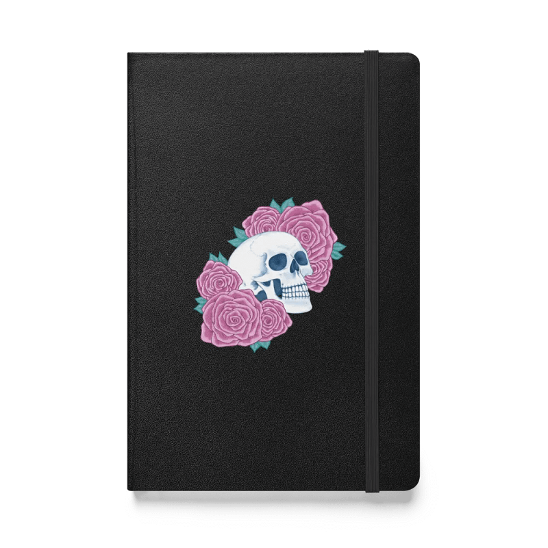Floral Skull notebook v.2