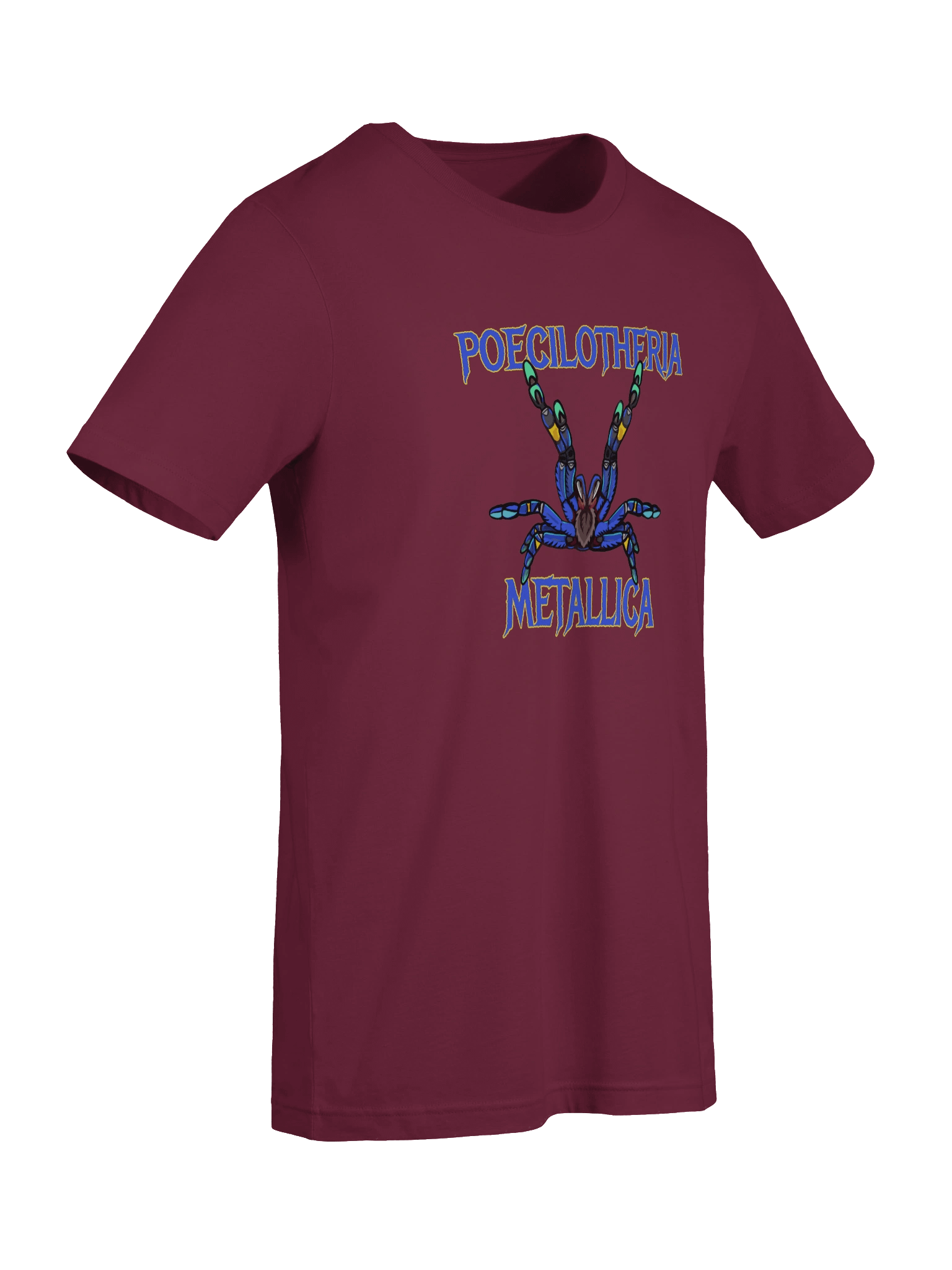 Poecilotheria Metallica T-Shirt Maroon product image (9)
