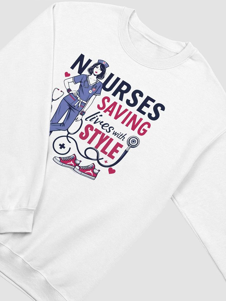 Nurse Style Icon Crewneck Sweatshirt product image (10)