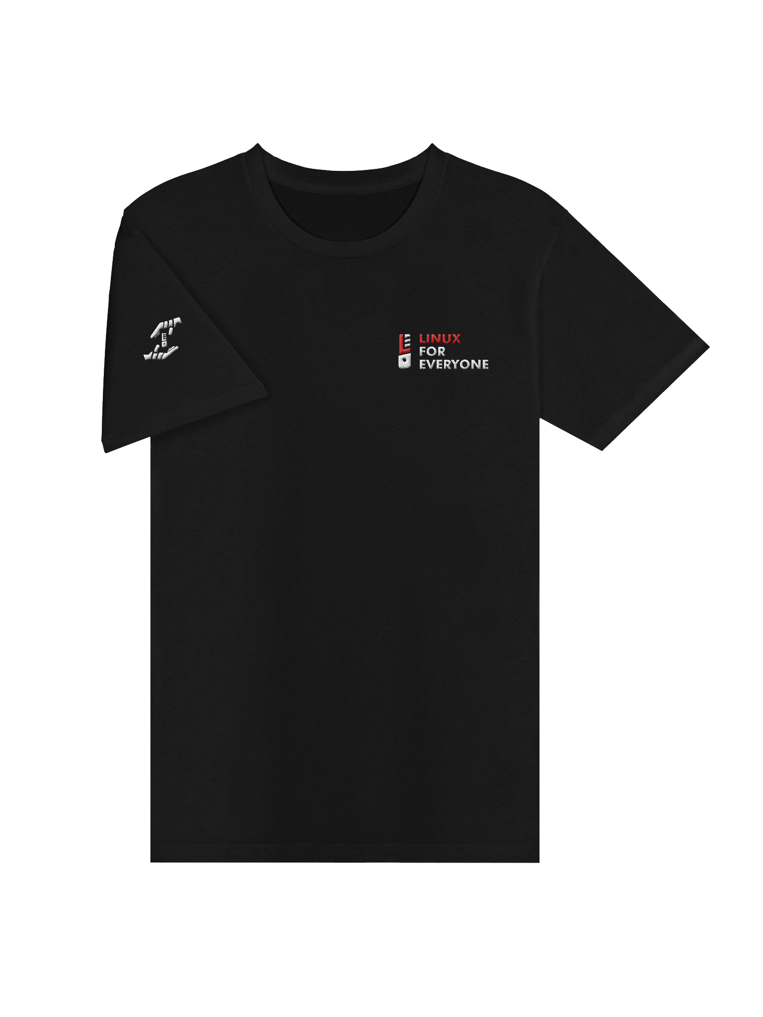 L4E Premium Tee: Dark Mode Crimson product image (1)