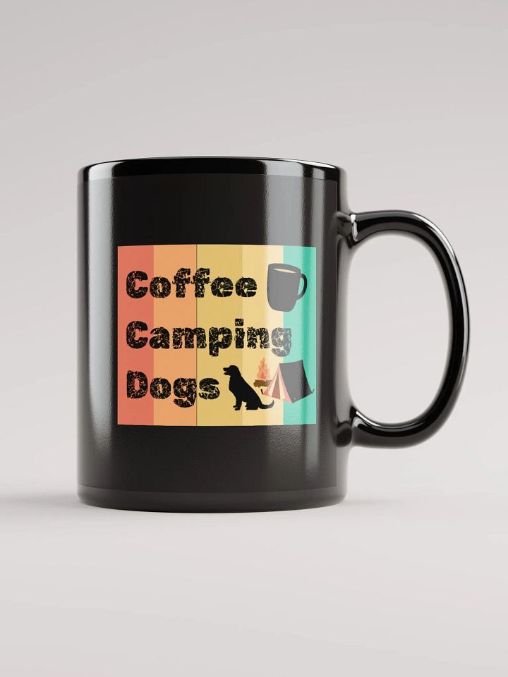 Camping Lover - Coffee Camping Dogs Black Coffee Mug product image (1)