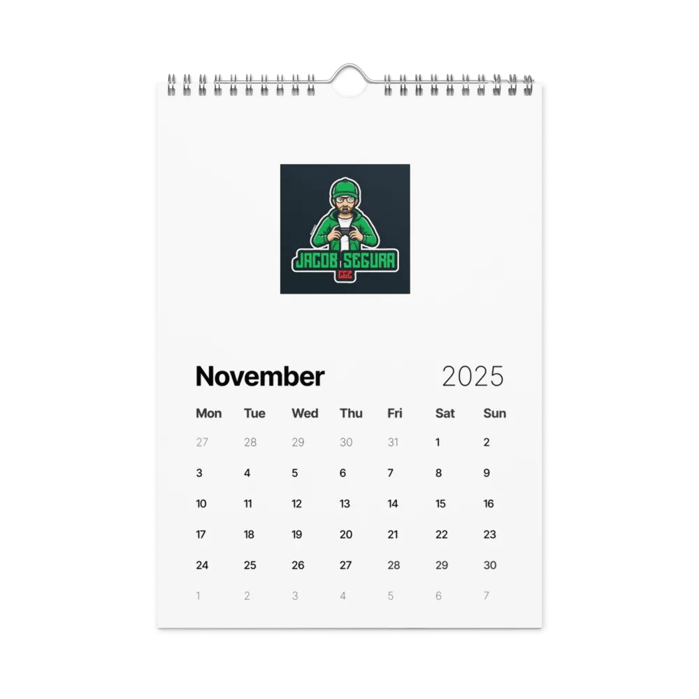 Jacob segura CGZ 2025 Calendar product image (11)
