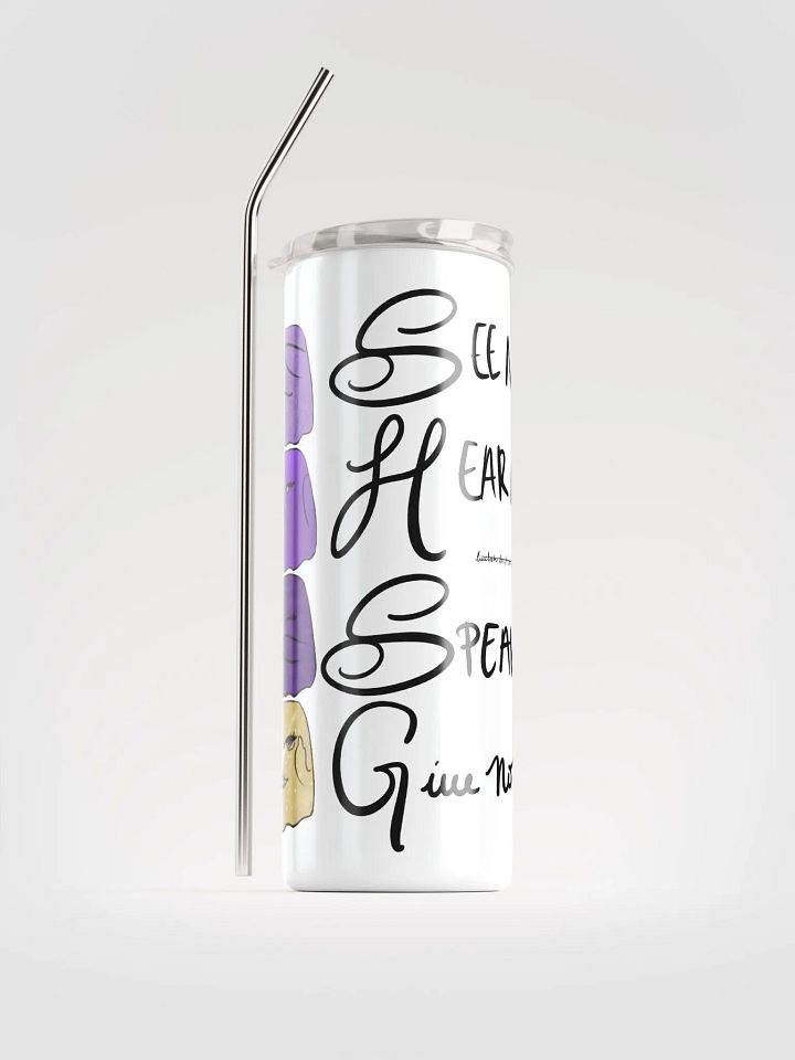 See No Evil Ghostie Tumbler product image (1)