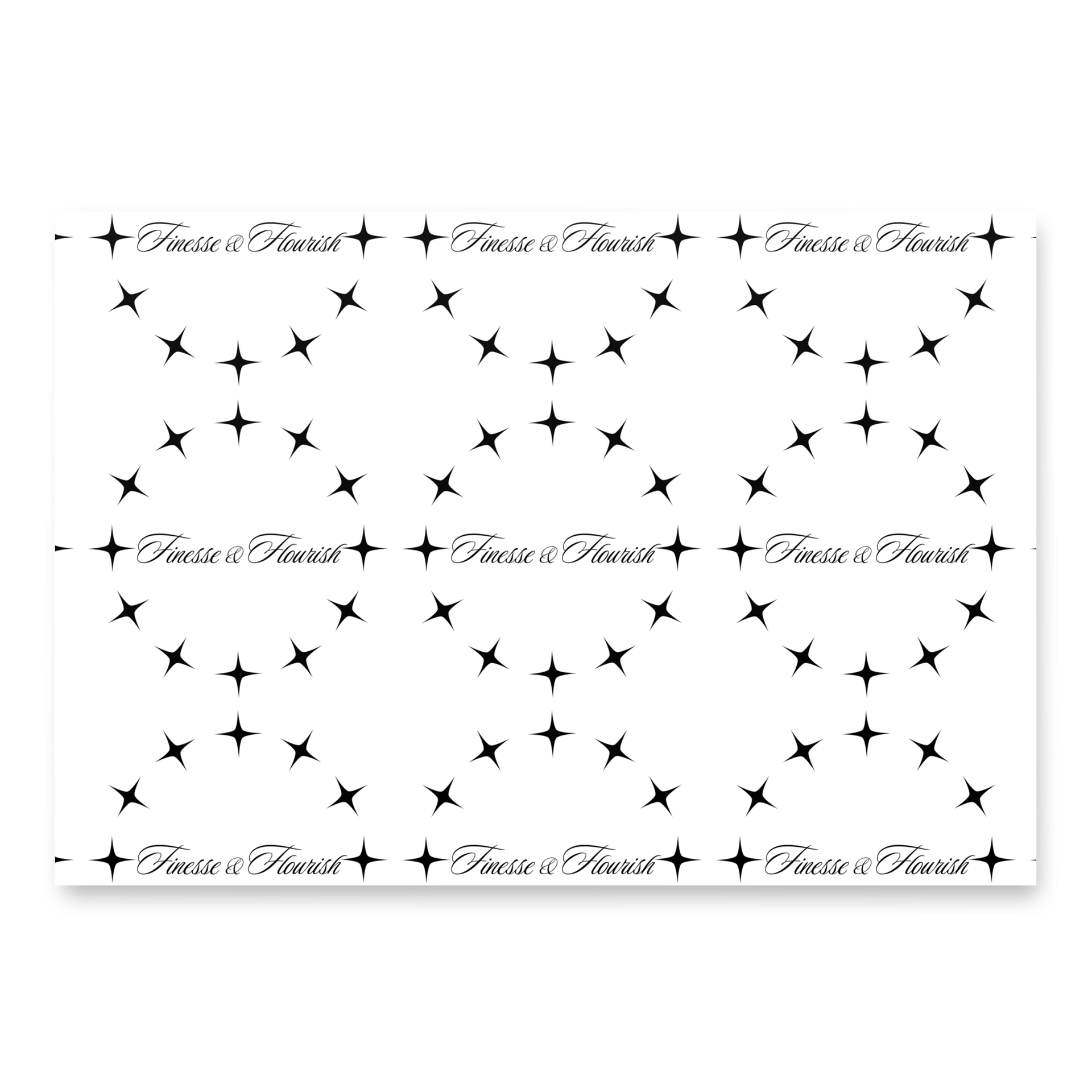 F&F Star Dial Wrapping Paper Sheets (3) product image (3)