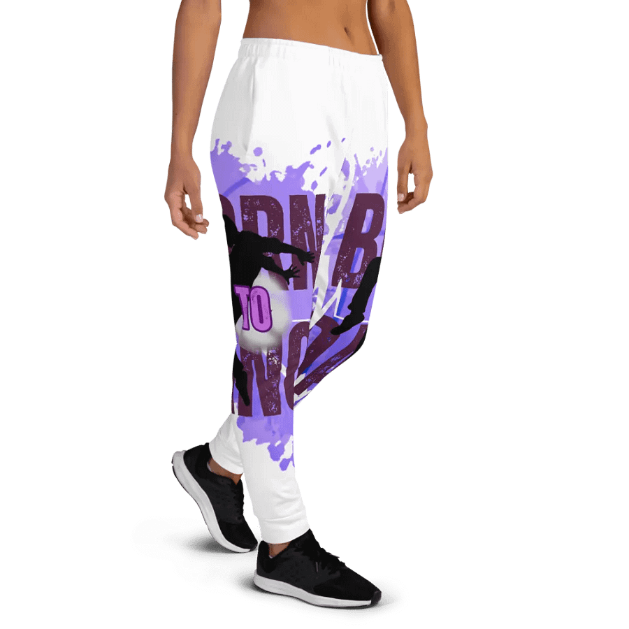 Born to Dance His Silhouette All-Over Print Joggers product image (9)