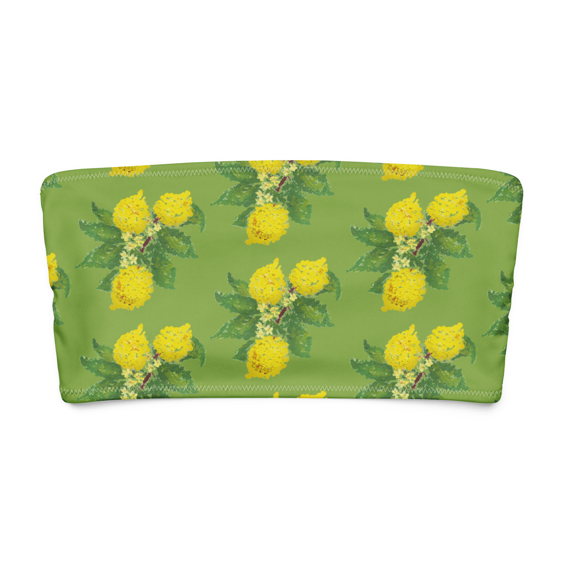 Lemon Love Recycled Bandeau Bikini Top product image (2)