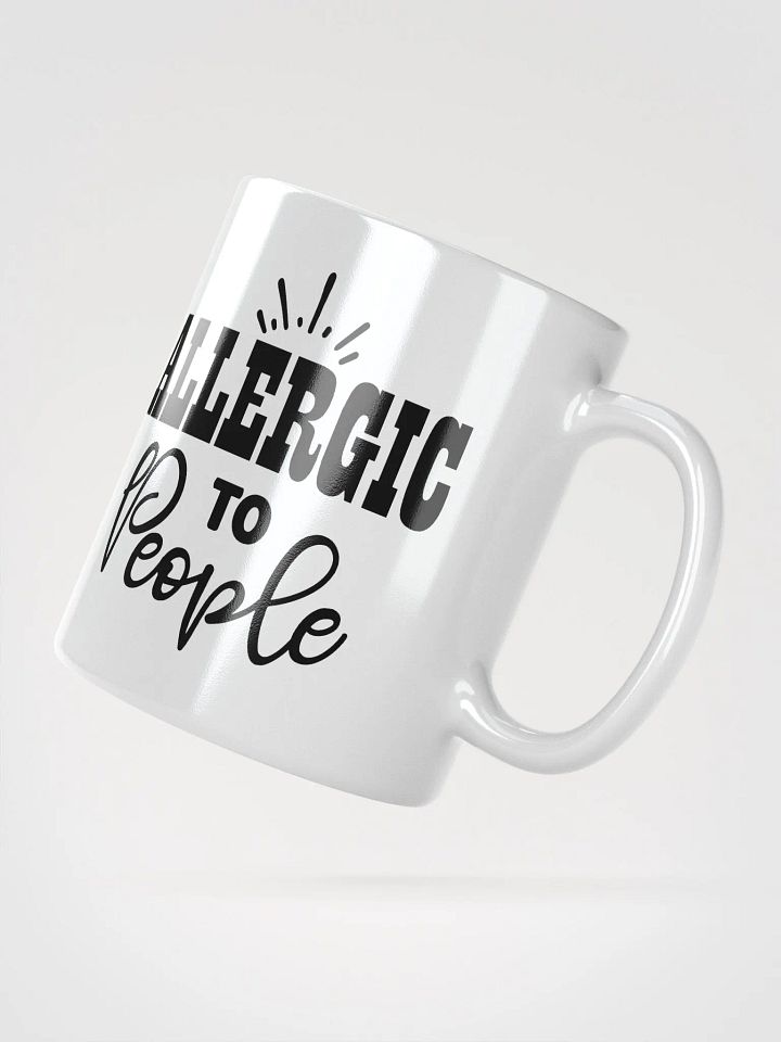 Allergic To People Glossy Mug product image (2)