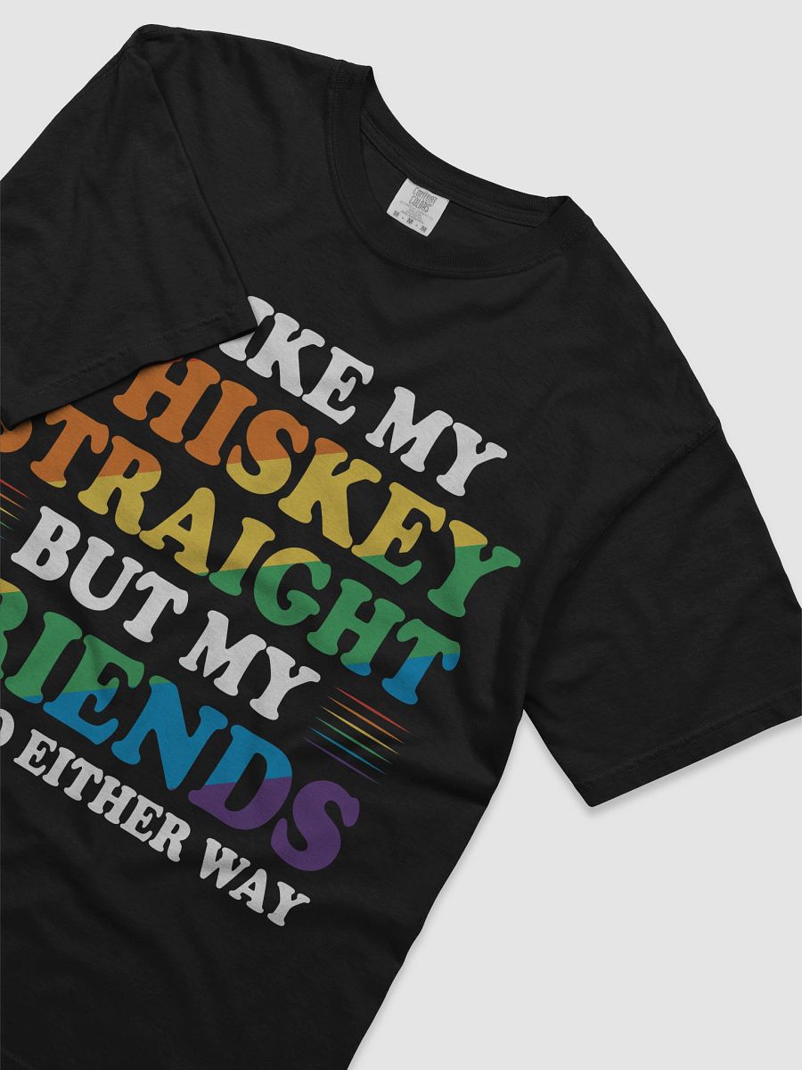 Rainbow Whiskey Straight Friends Tee product image (3)