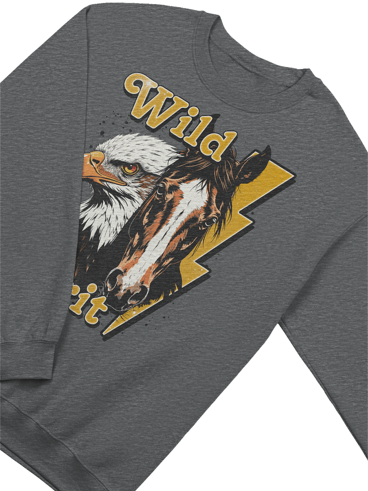 The "Wild Spirit" Eagle & Horse Sweatshirt product image (1)