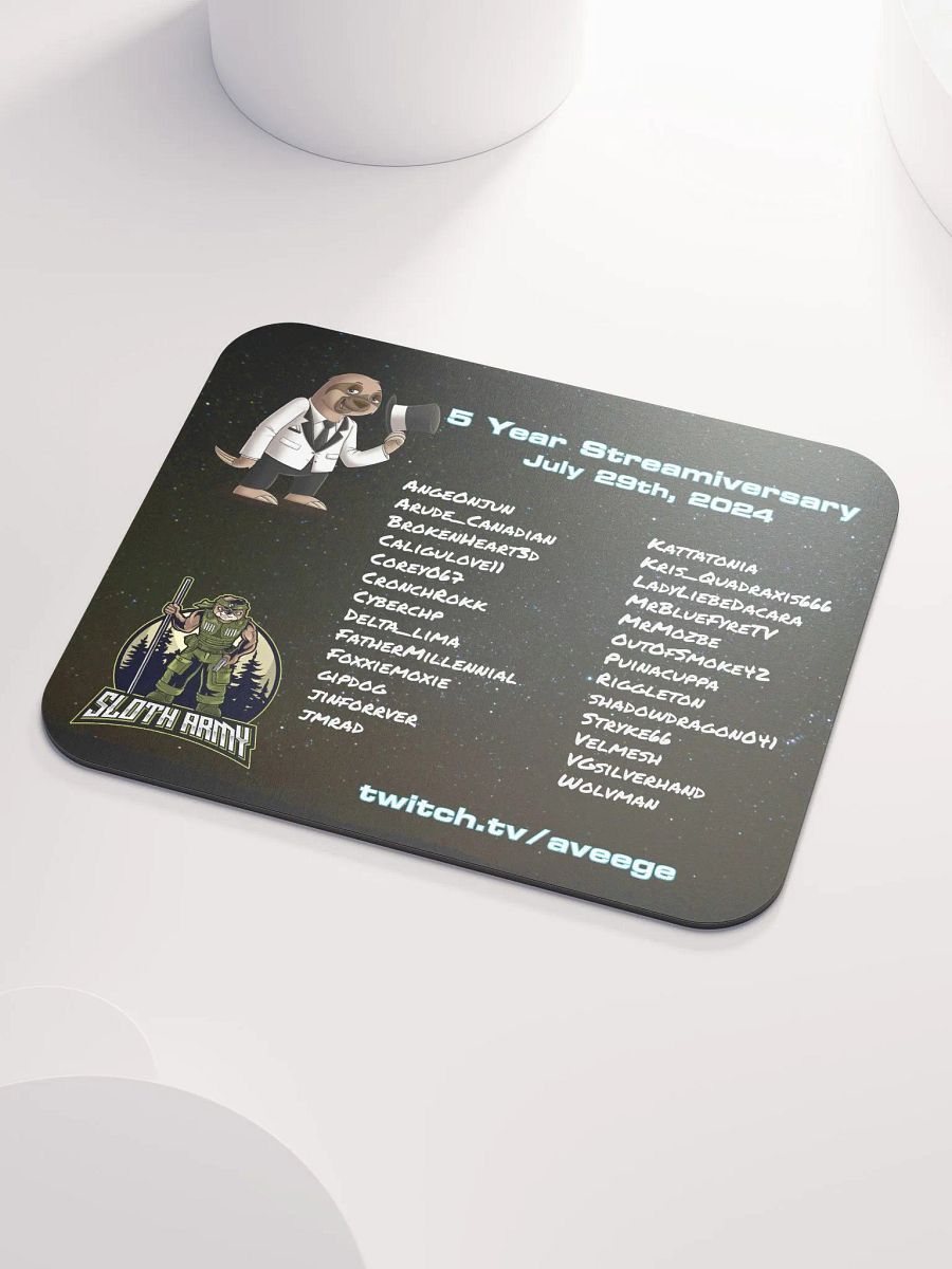 5yr Streamiversary Mousepad product image (3)